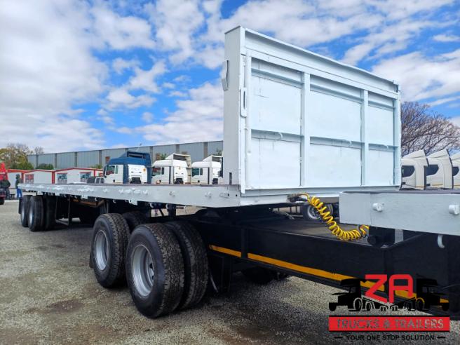 1996 HARTLAND SUPERLINK FLAT DECK TRAILER #53121